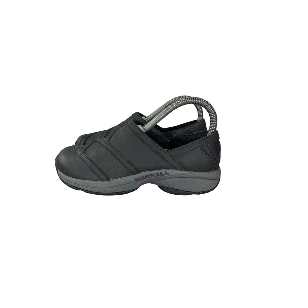 Merrell Encore Frame Black Leather Mules Clogs Womens‎ 8.5 Slip On Shoes